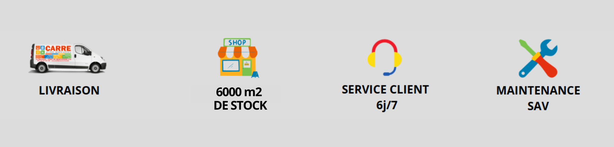 6000m2 de stock